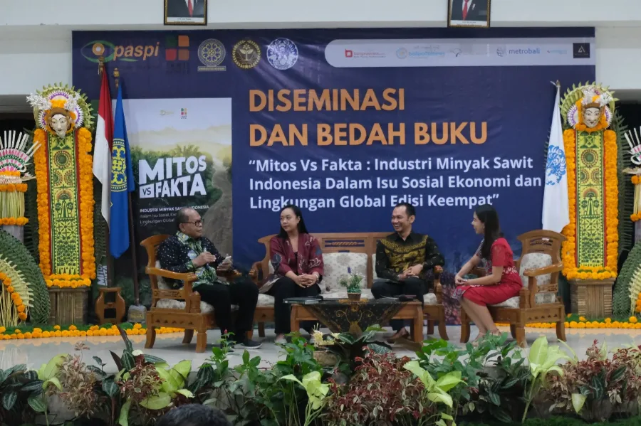 PASPI Gelar Bedah Buku Mitos Vs Fakta Sawit Edisi Keempat di Universitas Udayana