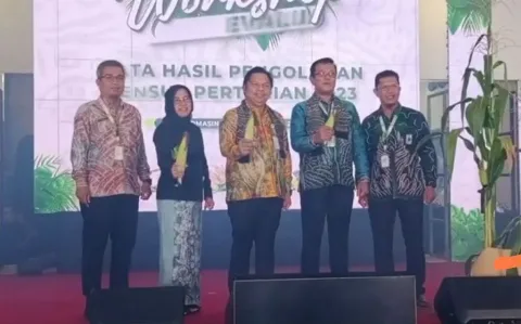 Pelaksanaan Workshop Evaluasi Data Hasil Pengolahan Sensus Pertanian 2023
