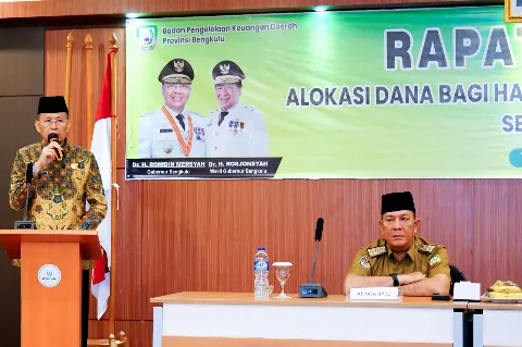 Provinsi Bengkulu dan BPKD Membahas Alokasi Dana Bagi Hasil (DBH) Perkebunan Sawit Tahun 2023