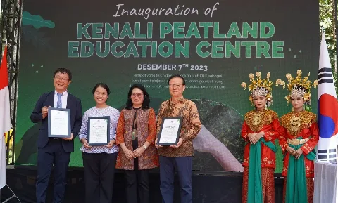 Komitmen Indonesia - Korea Melestarikan Ekosistem Gambut