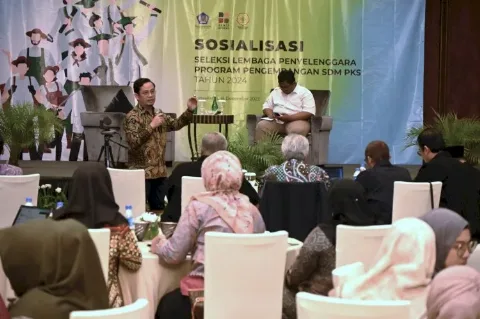 BPDP Sosialisasikan Seleksi Lembaga Penyelanggara Program Pengembangan SDM Perkebunan Kelapa Sawit Tahun 2024