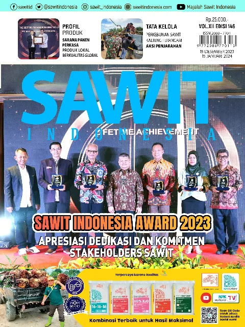 Cover Majalah Sawit Indonesia Edisi 146