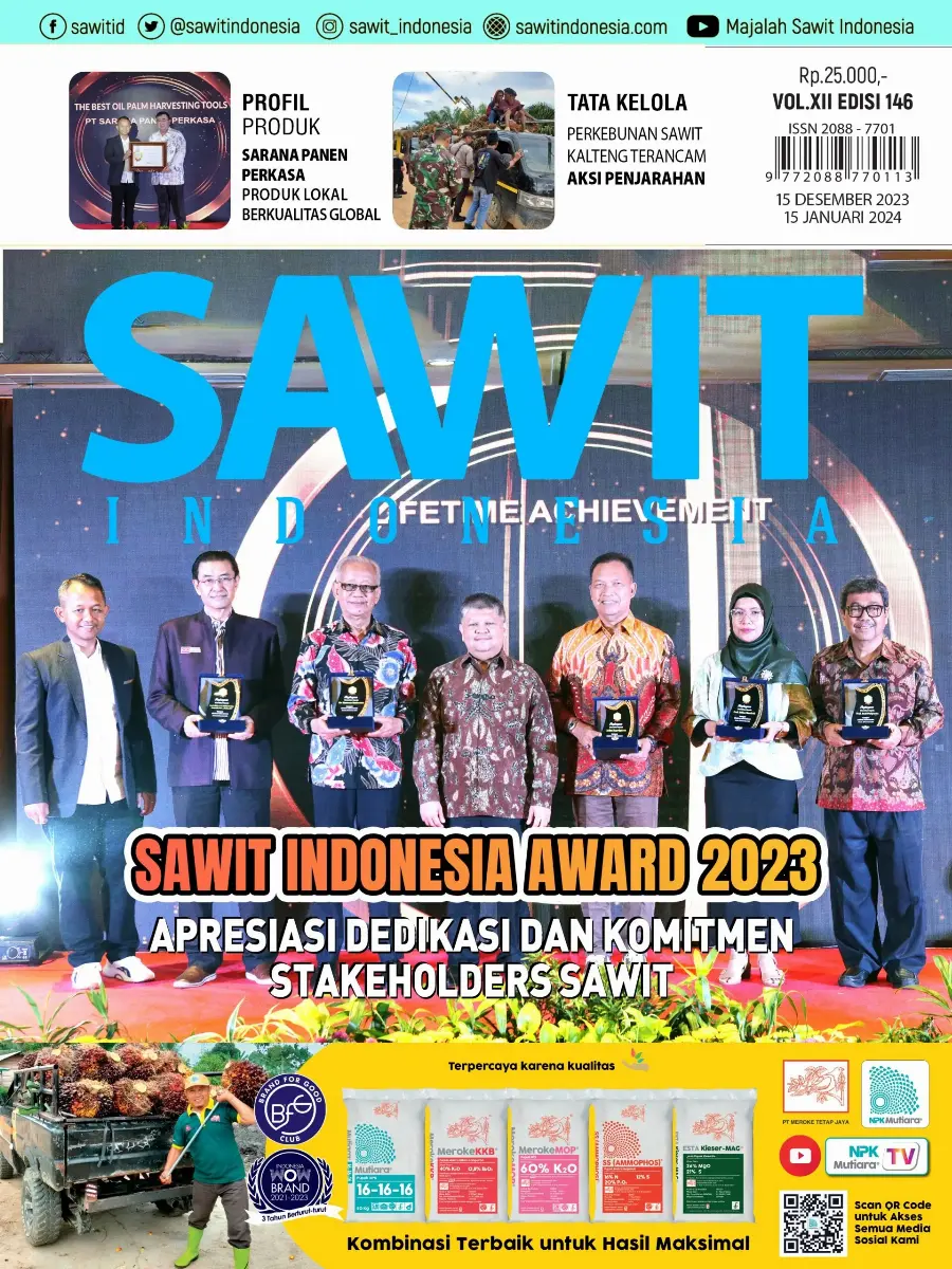 Cover Majalah Sawit Indonesia Edisi 146