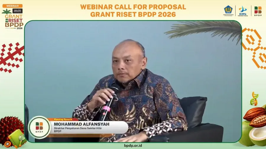 Program Riset BPDP 2026 Diperluas, Tak Hanya Sawit tapi Kelapa dan Kakao