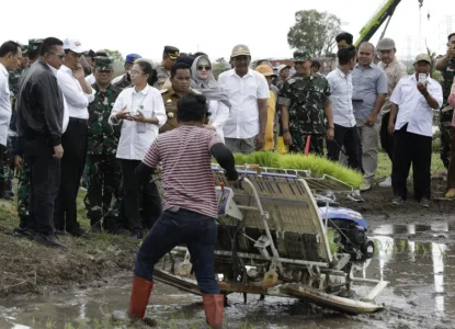 Penggunaan Teknologi Alsintan Mengoptimalkan Percepatan Tanam