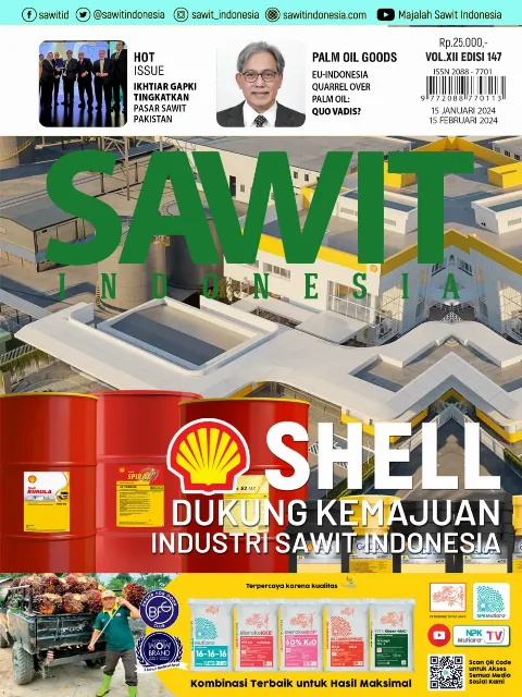 Cover Majalah Sawit Indonesia Edisi 147