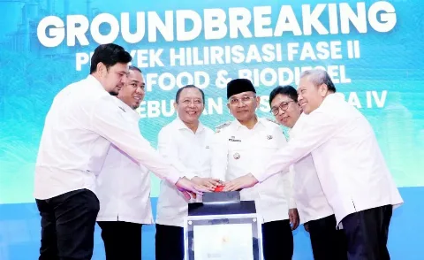 Hilirisasi Tahap II, PTPN Ditugasi Produksi 450 Ribu Ton Biodiesel dan 60 Ribu Ton Oleofood di Sei Mangkei