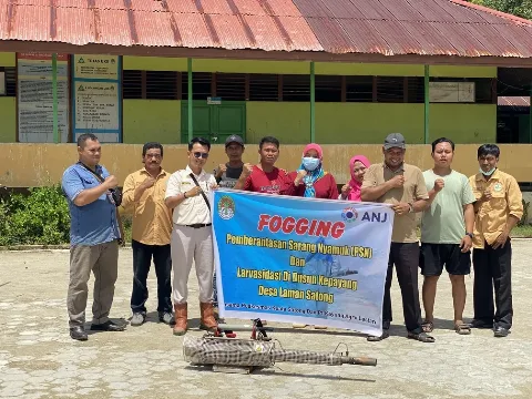PT Kayung Agro Lestari Bekerja Sama Dengan Puskesmas Kuala Satong Menekan Penyebaran Demam Berdarah Dengue
