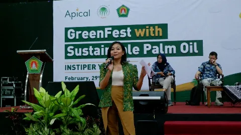 Apical Kampanye Edukasi Keberlanjutan Sawit ‘GreenFest’ di INSTIPER Yogyakarta