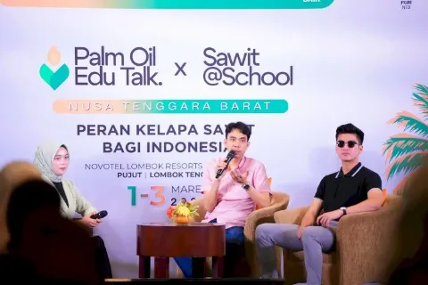 Penyebar Kebaikan Kelapa Sawit di Palm Oil Edu Talk @School