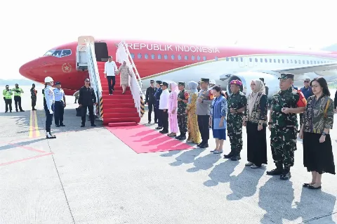 Presiden Jokowi Resmikan Pabrik Minyak Makan Merah