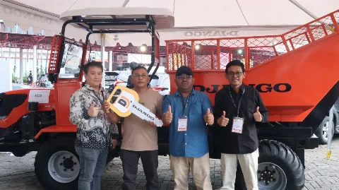 Meriahkan PALMEX 2026, MGTN Luncurkan 3 Unit Palm Oil Transporter "Django" Dukung Industri Sawit Nasional