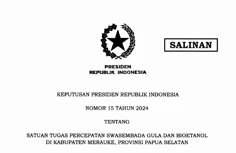 Percepatan Bioetanol di Kabupaten Marauke