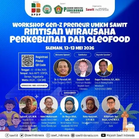 Majalah SAWIT INDONESIA Bersama BPDP Gelar Workshop Kewirausahaan Sawit untuk Gen Z