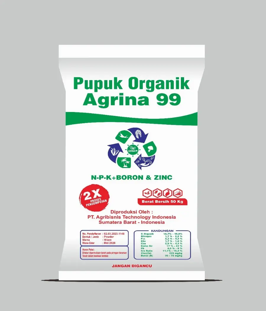 Pupuk Organik Agrina 99 Berikan Banyak Manfaat Kepada Tanaman