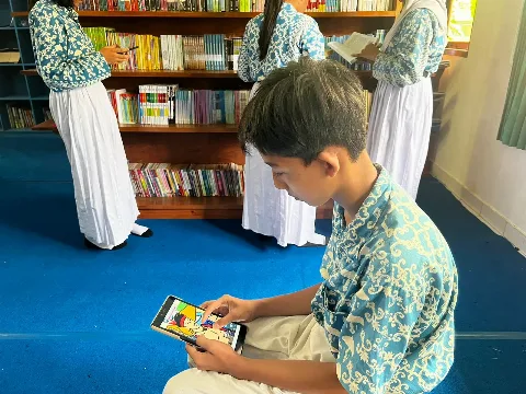 Manfaatkan Gadget, Siswa SMP GSDI Lestarikan Cerita Rakyat