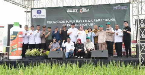 IPB University Meluncurkan ‘Provibio Botani’ Pupuk Hayati Multiguna