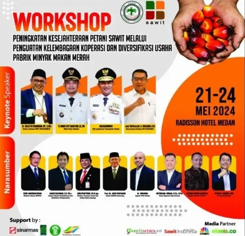 Jelang Munas, Apkasindo Selenggarakan Workshop Skala Nasional, Ini Targetnya