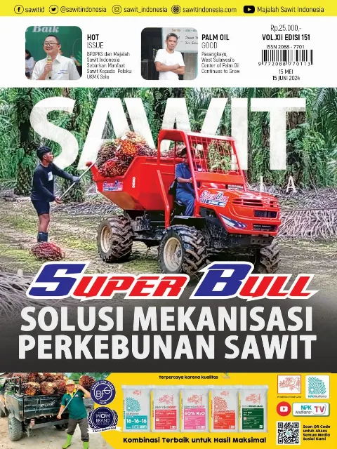 Cover Majalah Sawit Indonesia Edisi 151