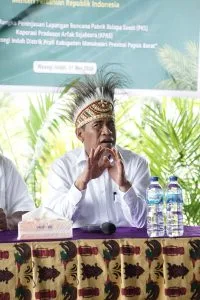 Mentan Menargetkan Kabupaten Manokwari Menjadi Contoh Pengembangan Hilirisasi Kelapa Sawit