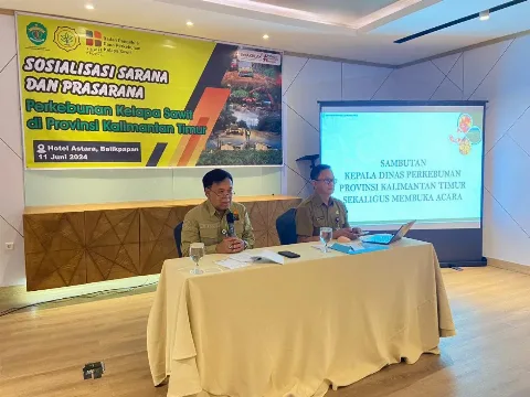 Dinas Perkebunan Provinsi Kalimantan Timur Sosialisasikan Sarana dan Prasarana Perkebunan Kelapa Sawit