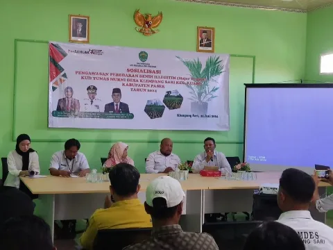 Dinas Perkebunan Provinsi Kalimantan Timur Memberikan Edukasi Benih Palsu
