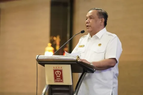 Pj Gubernur Riau Berharap DBH Sawit Dapat Meminimalisir Resiko Sosial Karena Kecelakaan Kerja
