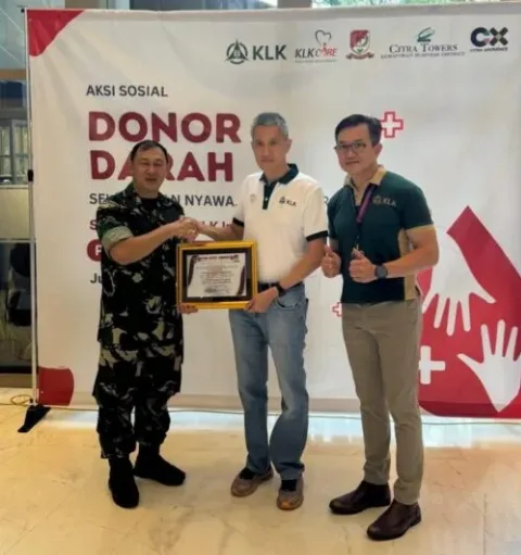 KLK Indonesia Gelar Aksi Donor Darah, Lebih Dari 150 Pendonor Ikut Serta