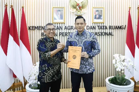 Bertemu Menteri ATR/BPN, GAPKI Sumut Serahkan Rekomendasi IPOS Forum 2024
