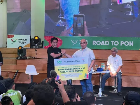 Musim Mas Berikan Dana Dukungan Sebesar Rp 1 Miliar Rupiah PON XXI Aceh-Sumut 2024