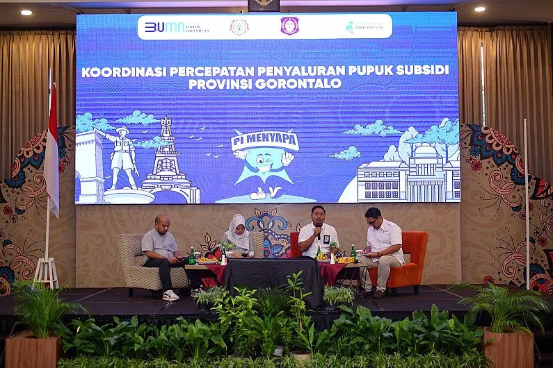 Penyaluran Pupuk NPK Phonska Kualitas Baik di Gorontalo