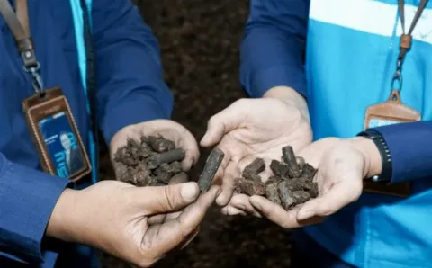 PLTU Sintang Kalbar Memanfaatkan Tandan Kosong Kelapa Sawit Sebagai Campuran Energi Primer