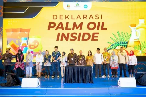 UMKM, Koperasi dan Riset Universitas Hadiri Deklarasi Yes, Palm Oil Inside!