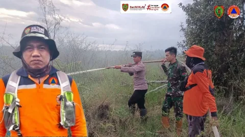 Pengendalian Karhutla Terus Ditingkatkan Oleh Tim Satgas di wilayah Kalteng
