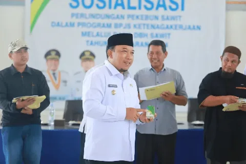 2.889 Pekebun Sawit Kabupaten Siak Terlindungi BPJS
