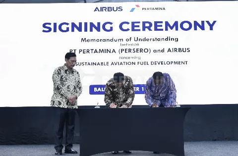 PT Pertamina dan Airbus Menjajaki Pengembangan SAF Indonesia