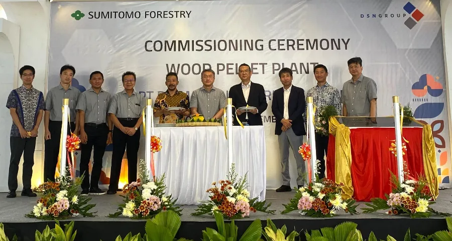 DSNG dan Sumitomo Forestry Lakukan Commissioning Pabrik Wood Pellet Pertama di Boyolali