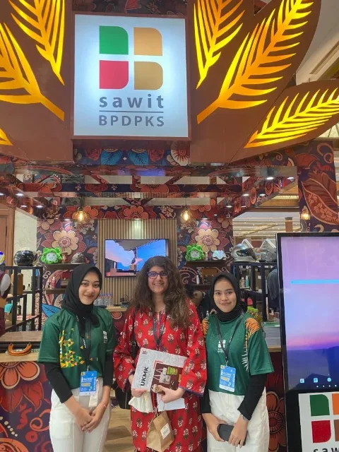 Booth BPDPKS Banyak Dikunjungi Warga Negara Asing