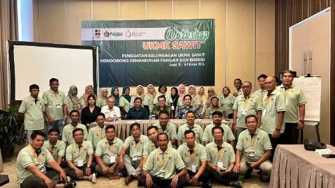 BPDPKS Dukung Workshop Penguatan Kelembagaan UKMK Sawit, Upaya Mandiri Pangan dan Energi