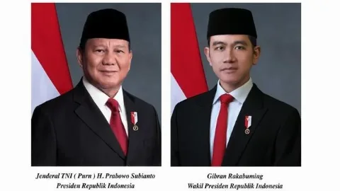 Sah, Prabowo Subianto-Gibran Rakabuming Jabat Presiden dan Wapres RI 2024-2029