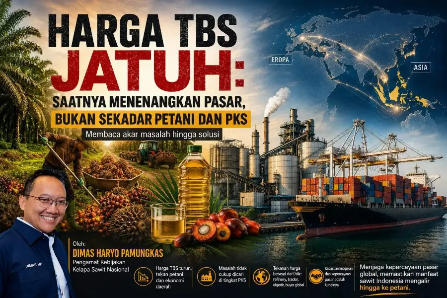 Harga TBS Jatuh: Saatnya Menenangkan Pasar, Bukan Sekadar Petani dan PKS