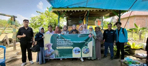 Unja Sosialisasikan Aplikasi Pupuk Kompos di Kelurahan Tahtul Yaman