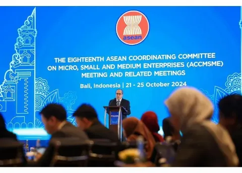 Penguatan Kerja Sama Kebijakan UMKM dalam The 18th ACCMSME di Bali