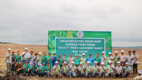 Bumitama Dampingi Koperasi Sehati Pundu Replanting Kebun Sawit Tahap I
