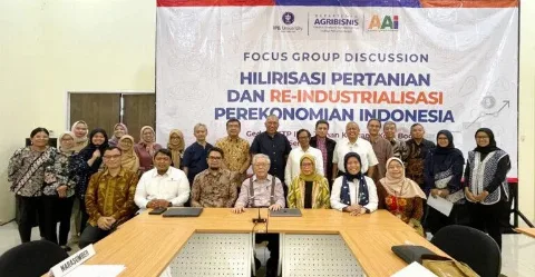 IP Gelar FGD Bertema "Hilirisasi Pertanian dan Re-industrialisasi Perekonomian Indonesia”