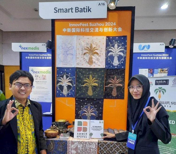 Smart Batik Memperkenalkan Produk Batik Ramah Lingkungan di China
