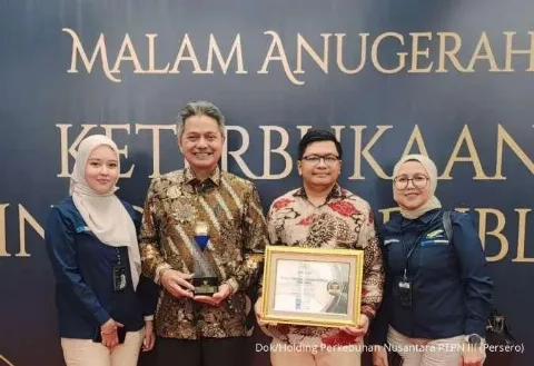 PTPN III Raih Penghargaan Dalam Ajang Anugerah Keterbukaan Informasi Publik Tahun 2024