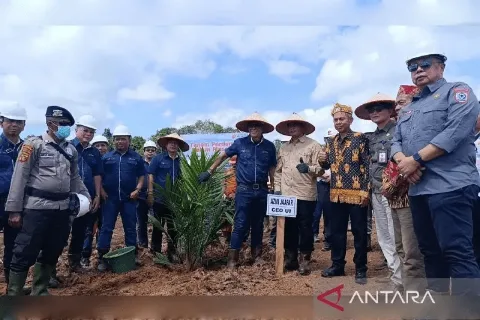 Tanam Perdana Kebun kemitraan Minamas Plantation