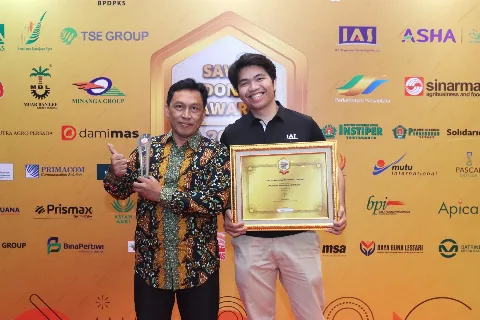 Teruji dan Berkualitas, Teknologi IAT Singapore Peroleh Penghargaan di Sawit Indonesia Award 2024
