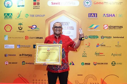 Komitmen Net Zero Emissions TSE Group Ditetapkan Dalam Ajang Sawit Indonesia Award 2024